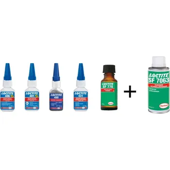 Stavebniny Startovací balíček vteřinových lepidel Loctite