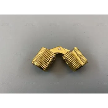 Nábytkové kování Válečkový pant mosaz 16mm