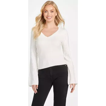 Dámský svetr GUESS dámský svetr Jenny mléčný S