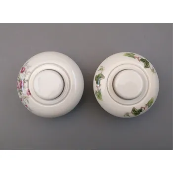 vypínač Porcelánový stmívač pro LED s rámečkem dekorovaný