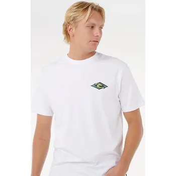 Pánské tričko Tričko Rip Curl LEGACY TEE White velikost XL