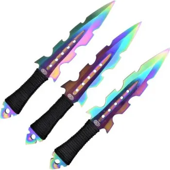 kapesní nůž Nůž Rainbow Fly, vrhací set 3ks, SCK