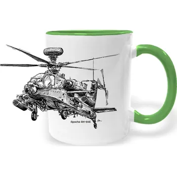 Hrnek - Apache AH-64E Guardian Barva: Zelená