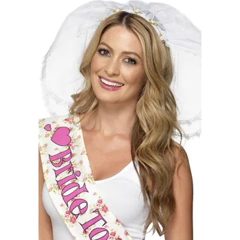 Svatební dekorace Smiffys Závoj na rozlučku 21820