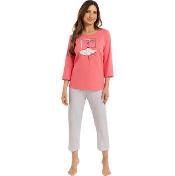 Dámské pyžamo Dámské pyžamo REGINA 716 růžová L 0