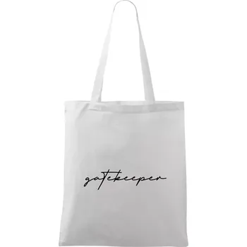 Gatekeeper - Taška bavlněná - 42 x 38 cm ( Bílá )