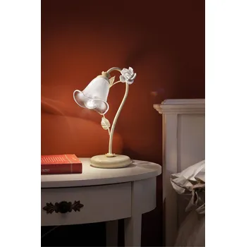 Lampička C1189/C Lampička na stolek Siena sklo s vypínačem