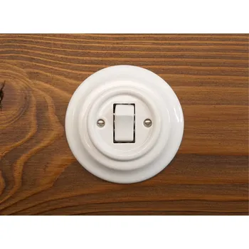 vypínač Vypínač keramický č.1/6 NEW komplet široký