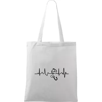 Ekg rybaření - Taška bavlněná - 42 x 38 cm ( Bílá )