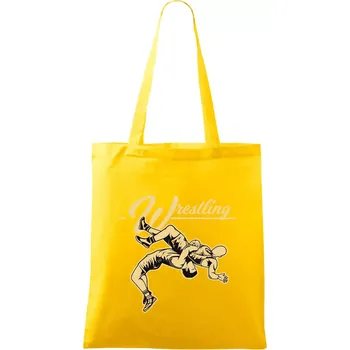 Wrestling v boji - Taška bavlněná - 42 x 38 cm ( Žlutá )