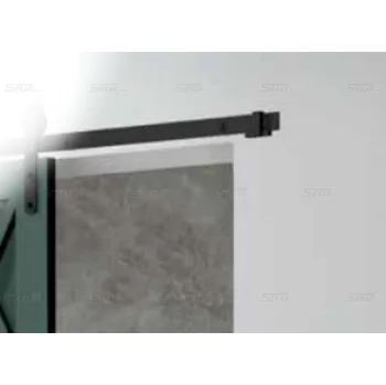 Vodící kolejnice černá 1950mm s příslušenstvím