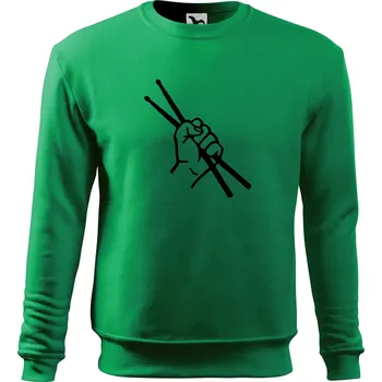 Chlapecké tričko Paličky ruka - Mikina Essential dětská - 146 cm/10 let ( Středně zelená )