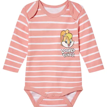 Dívčí body s BIO bavlnou (pruhy, 50/56)