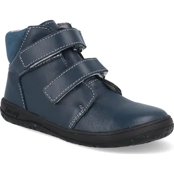 Barefoot dětské kotníkové boty Jonap - B2 mv tmavě modré Velikost: 24