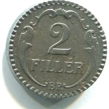 MAĎARSKO. 2 fillér 1942. Fe.