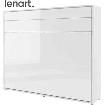 Postel Casarredo Výklopná široká postel 160 REBECCA bílá lesk/bílá mat