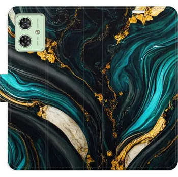 Pouzdro na mobilní telefon Flipové pouzdro iSaprio - Dark Paint - Motorola Moto G54 5G / G54 5G Power Edition