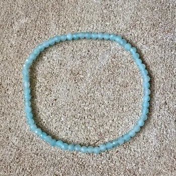 Náramek Dětský náramek - Amazonit faz. kulička 3 mm