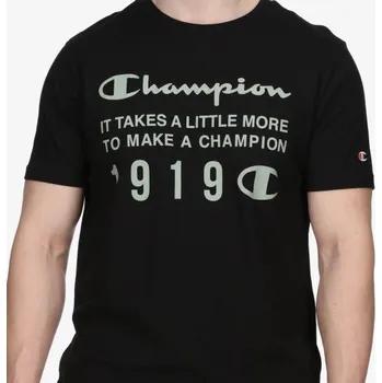 Pánské tričko pánské tričko CHAMPION - BLACK/1919 - M (Champion T-shirt Mens)