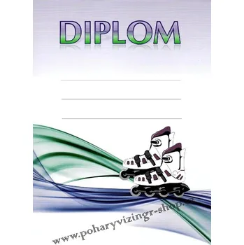 VIZINGR Kolečkové brusle diplom A4 č.1