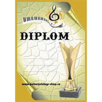VIZINGR Hudba diplom A4 č.9