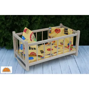 Doplněk pro panenku Kolébka pro panenky s peřinkou