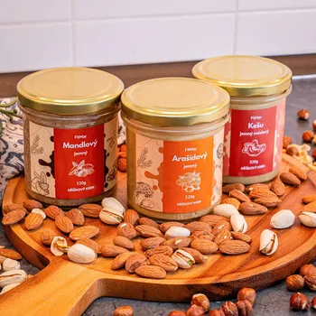 FitMar.cz Balíček Bez cukru 3 ks sklenice 190g