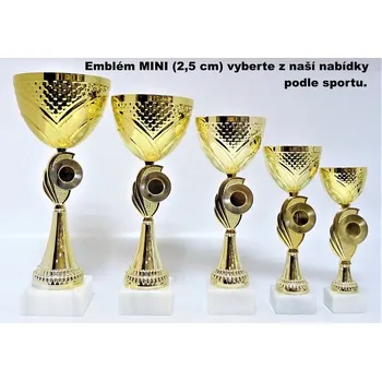 Poháry 2970 MINI emblém (2,5 cm) vyberte z naší nabídky.