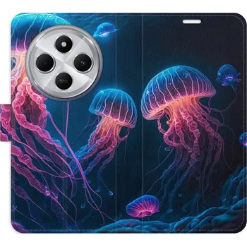 Pouzdro na mobilní telefon Flipové pouzdro iSaprio - Jellyfish - Xiaomi Redmi 14C / Poco C75