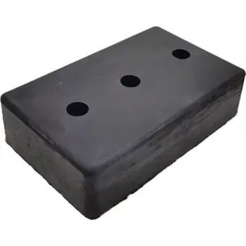 Gumový doraz na rampu - délka 40 cm, šířka 25 cm, výška 10 cm