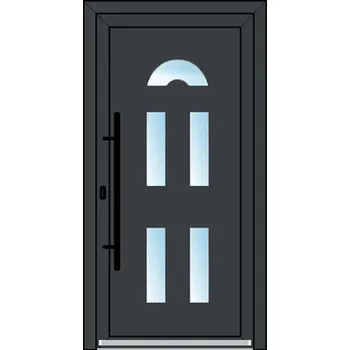 Vchodové dveře OknaDvereNaMiru.cz Vchodové plastové dveře STYL 124 – standardní termín výroby 70 x 170 cm