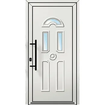 Vchodové dveře OknaDvereNaMiru.cz Vchodové plastové dveře 3D Renata 1 – standardní termín výroby 90 x 185 cm