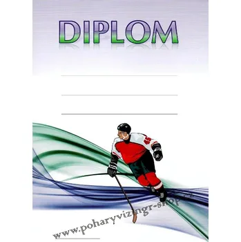 Hokej diplom A4 č.26