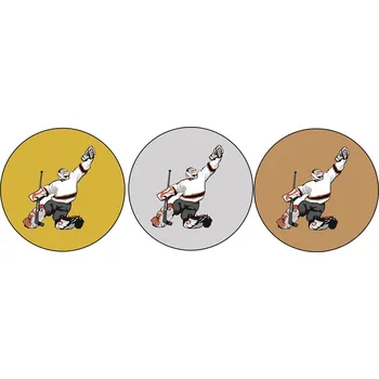 VIZINGR Lední hokej brankář MINI loga L1č.23