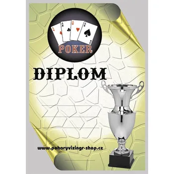 VIZINGR Poker diplom A4 č.24