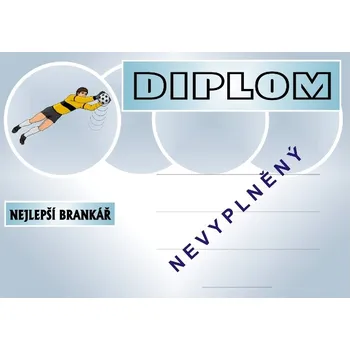 Fotbal diplom A4 č.9