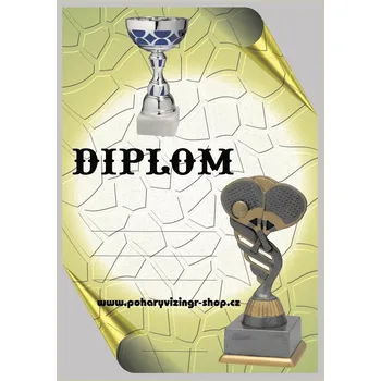 Squash diplom A4 č.10