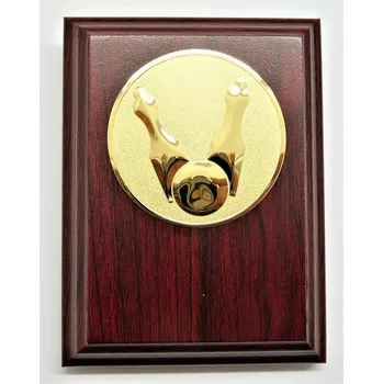 Kuželky plaketa H120-42