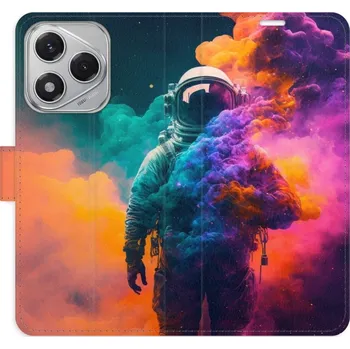 Pouzdro na mobilní telefon Flipové pouzdro iSaprio - Astronaut in Colours 02 - Honor 400 Lite
