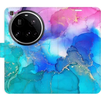 Pouzdro na mobilní telefon Flipové pouzdro iSaprio - BluePink Paint - Xiaomi 15 Ultra