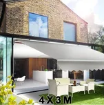 Kloubová markýza 4 x 3 m | šedá