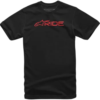 Pánské tričko Alpinestars Pánské černé tričko RIDE 3.0 TEE Alpinestars 1232-72200 1030 - S