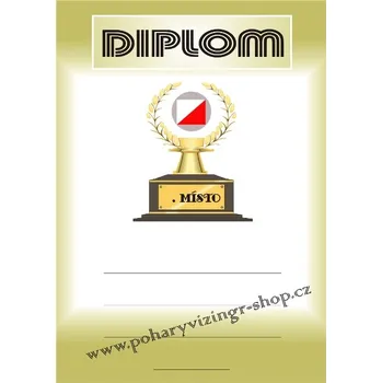 Orientační běh diplom A4 č.3