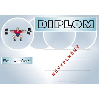 Dřep diplom A4 č.2