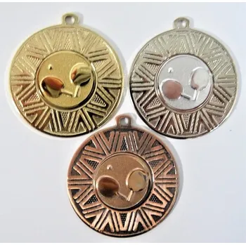 Stolní tenis medaile DI5007-A22 - změna emblému viz.další foto. Stuhu vyberte z naší nabidky.