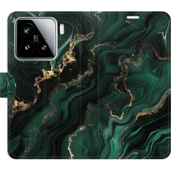 Pouzdro na mobilní telefon Flipové pouzdro iSaprio - Emerald 02 - Xiaomi 15