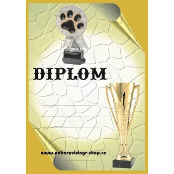 Kynologie diplom A4 č.61