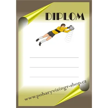 Fotbal diplom A4 č.30