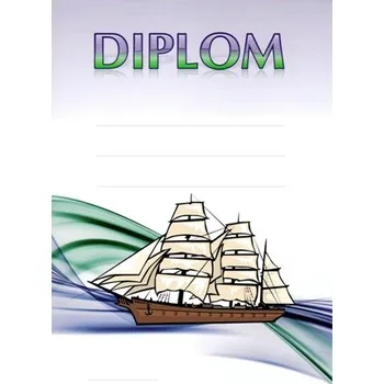 Loď diplom A4 č.2