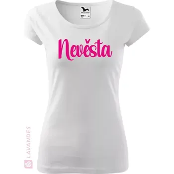 Tričko pro nevěstu, bílá, XS (Tričko pro nevěstu)